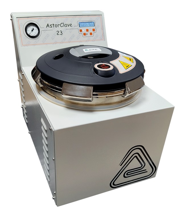 23-liter semiautomatic benchtop autoclave - AstorClave 23