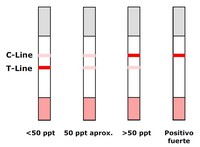 Quick Afla M1 Strip Test - Interpretacion de los resultados