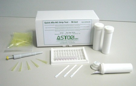 Aflatoxina M1 - Kit rapido Quick Afla M1 Strip Test