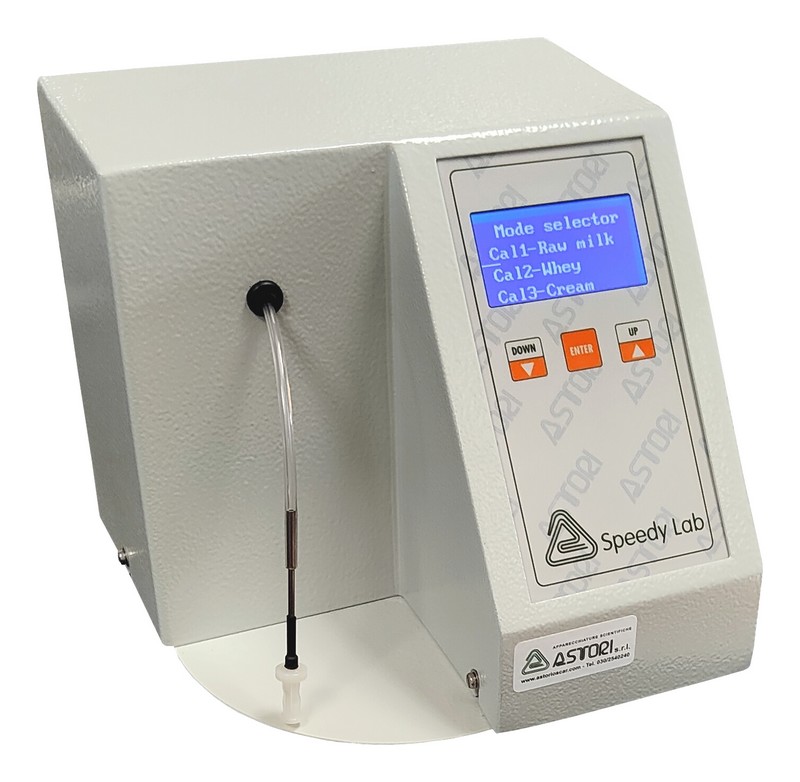 Speedy Lab analyzer for milk, cream and whey samples Speedy Lab analyzer for milk, cream and whey samples